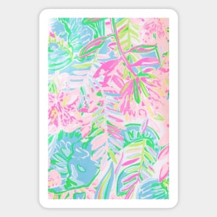 Pastel Palm Leaves Magnet